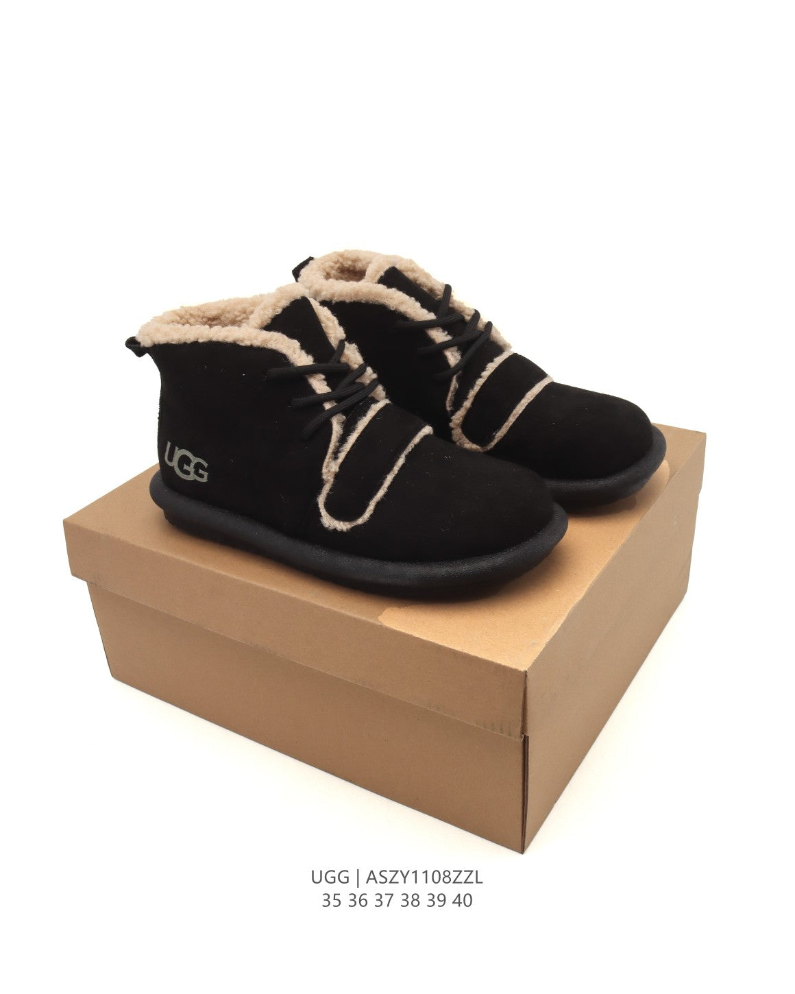 UGG Mid-Height Sheepskin Snow Boots
