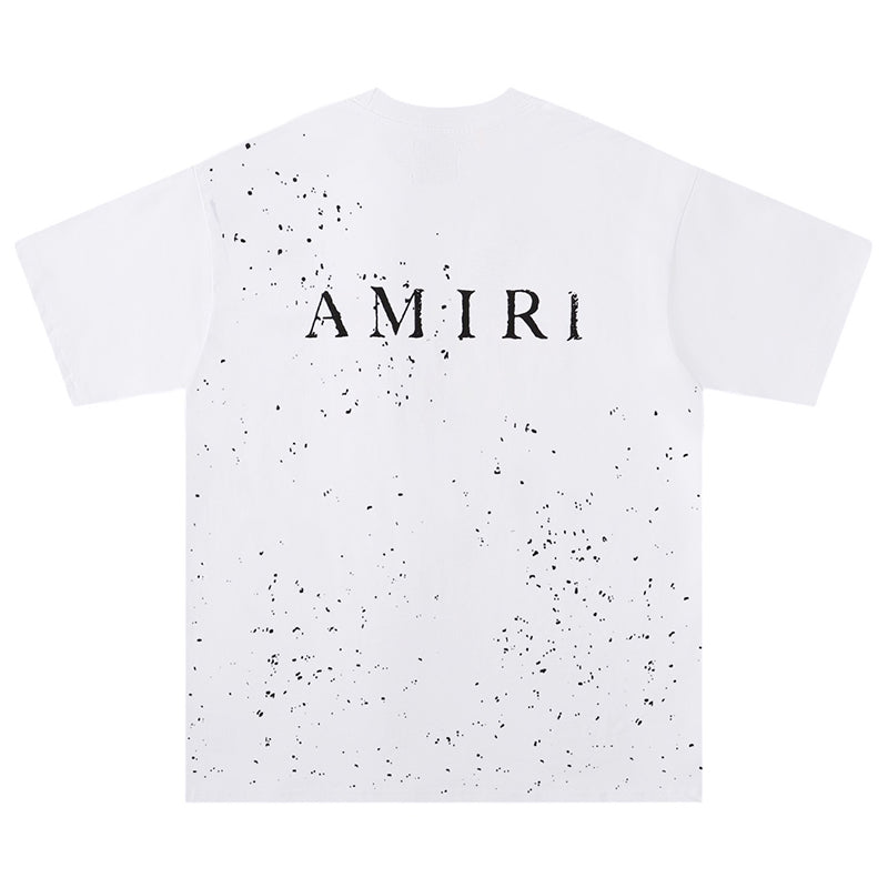AMRI Ink-Splash Print T-Shirt