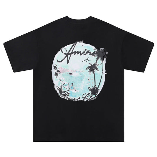 AMRI Paradise Airbrush Cotton T-Shirt