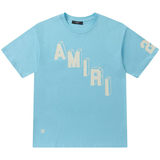 AMRI Logo Printed Crewneck T-Shirt