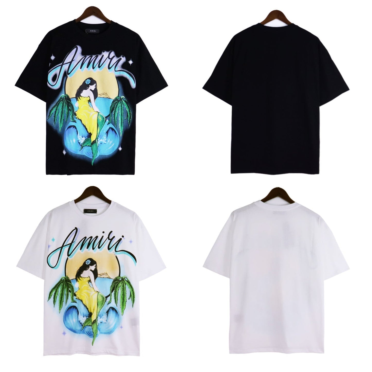 AMRI Mermaid short-sleeved cotton T-Shirt