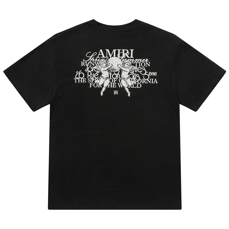 AMRI Crew Neck Unisex Street Style Plain Cotton T-Shirt