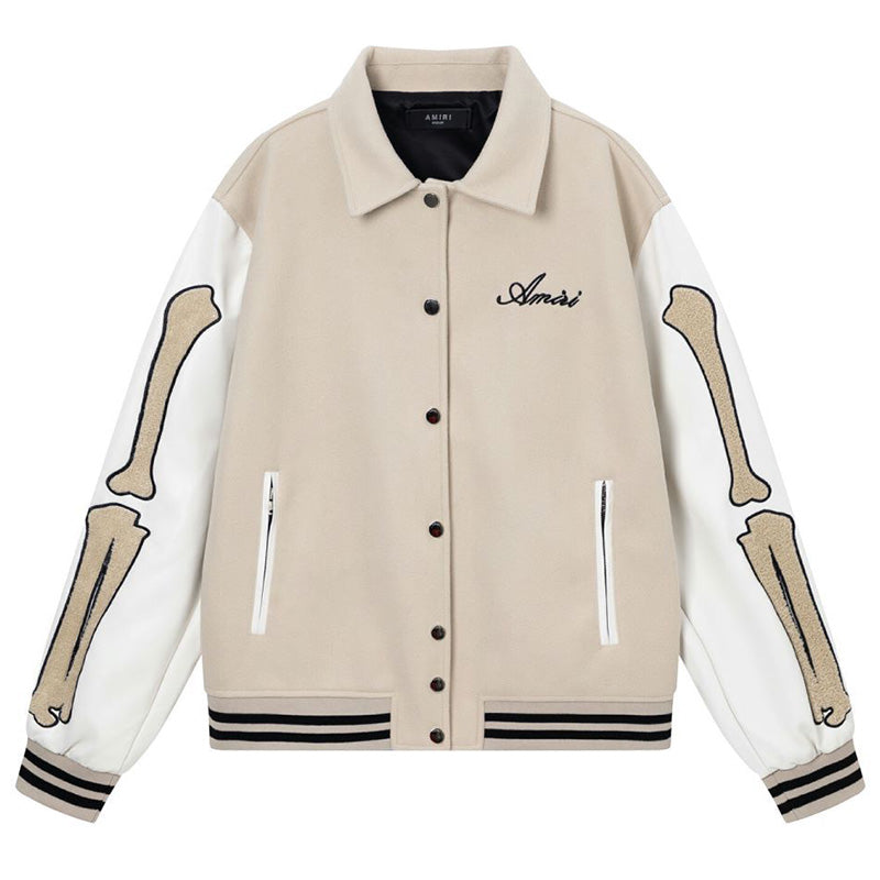AMRl Bones Varsity Jacket