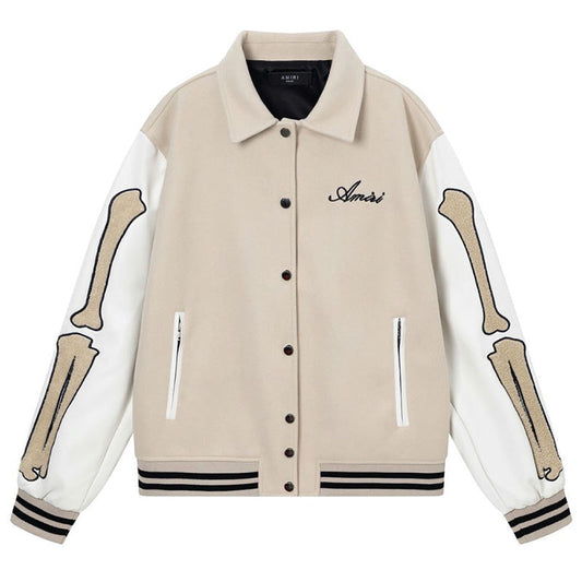 AMRl Bones Varsity Jacket