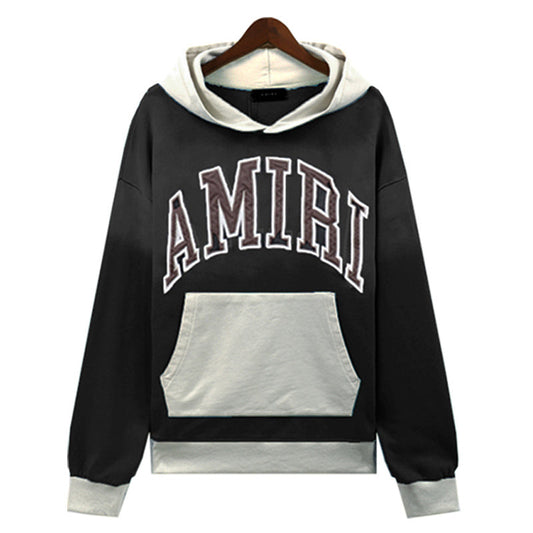 AMRI Logo-Appliqued Colour-Block Cotton-Jersey Hoodies