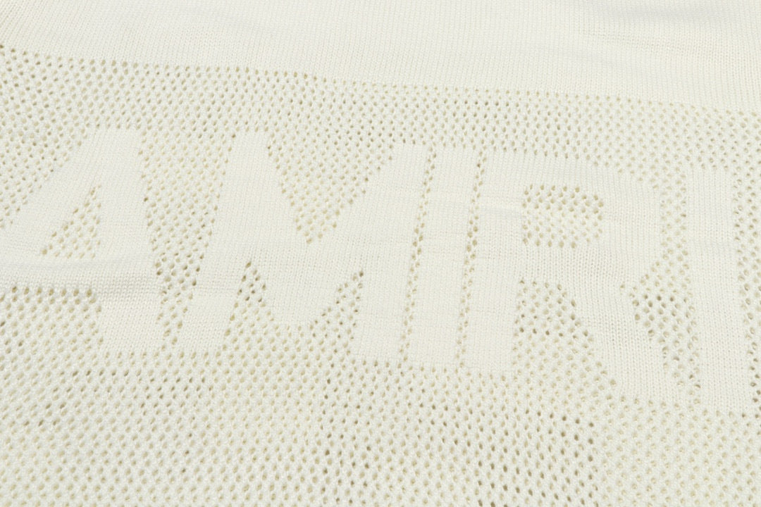 AMRI Logo-Embossed Fine Knit Jumper