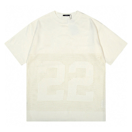 AMRI Logo-Embossed Fine Knit Jumper