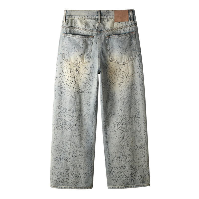 Purple Brand Crystal Diamond Jeans #107