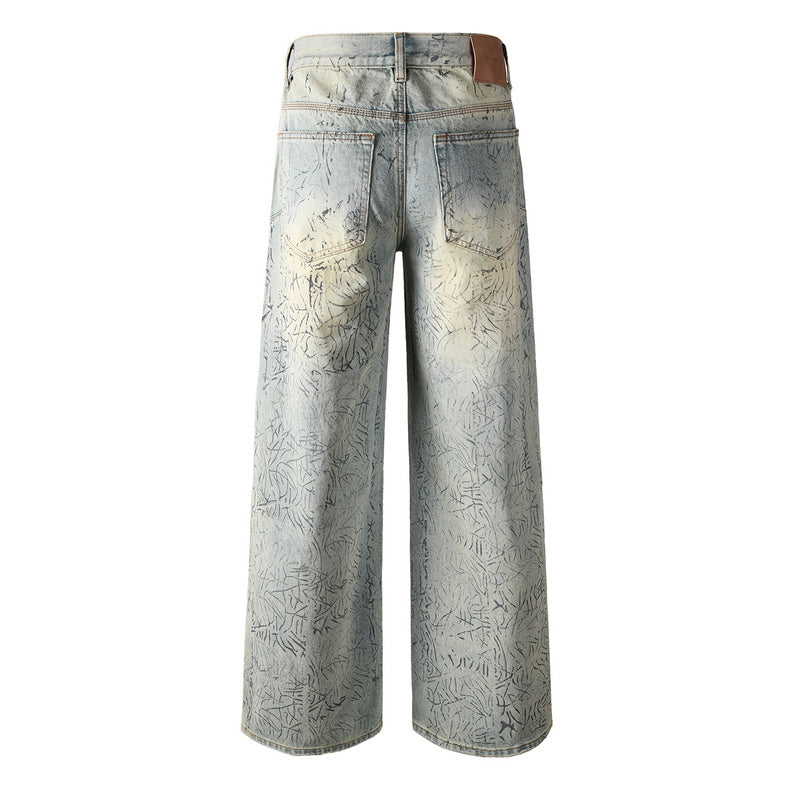 Purple Brand Crystal Diamond Jeans #107