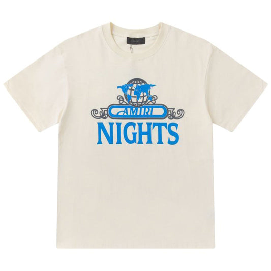 AMRI Nights Cotton Crewneck T-Shirts