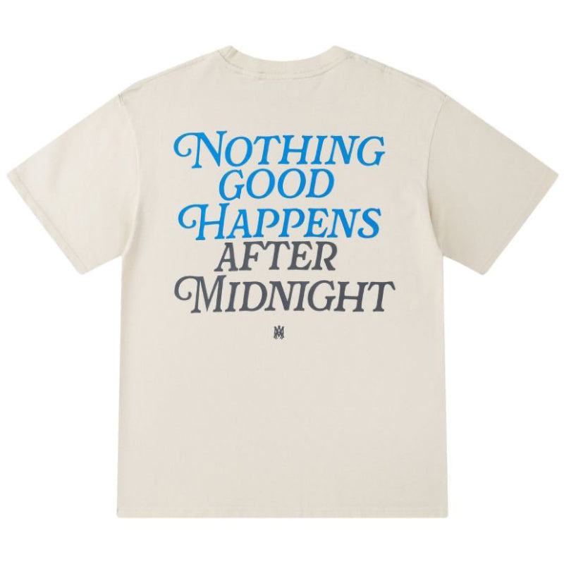 AMRI Nights Cotton Crewneck T-Shirts