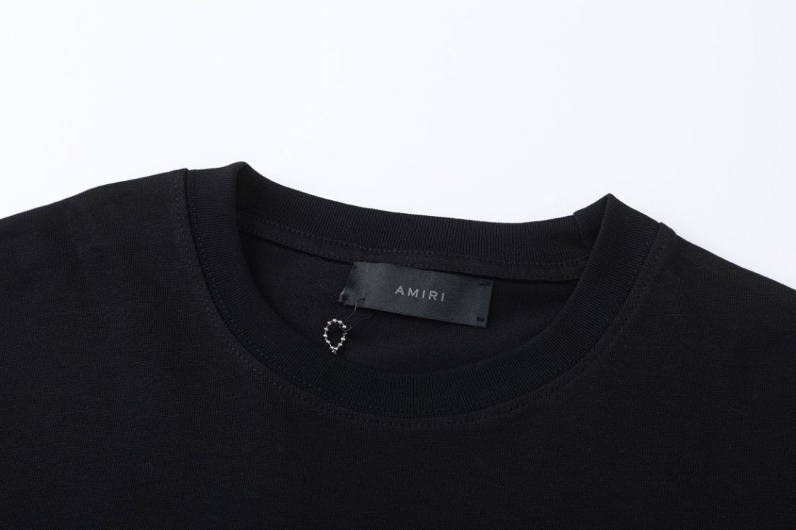 AMRI Leaf-Print Crewneck Cotton-Jersey T-Shirt