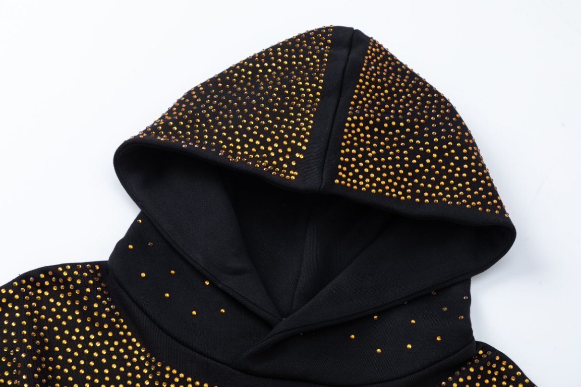 AMRI Crystal-Embellished Hoodie