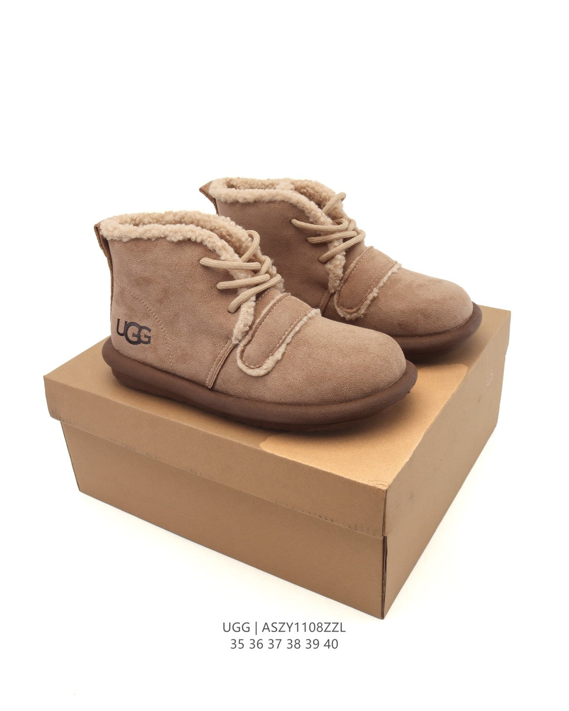 UGG Mid-Height Sheepskin Snow Boots