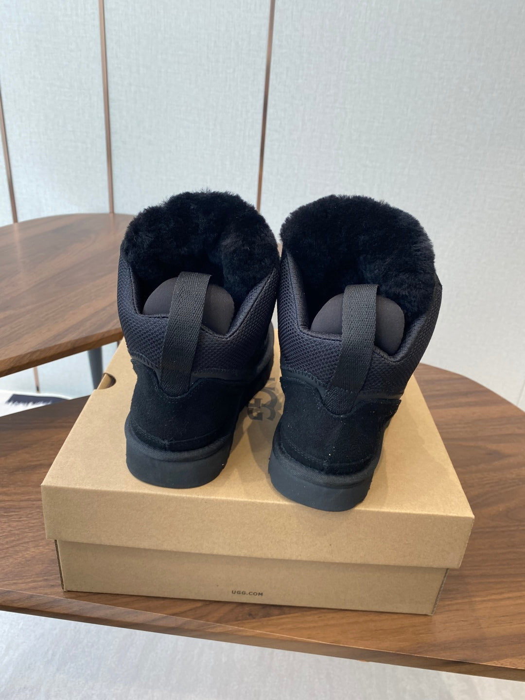UGG Knitted Shearling Snow Boots