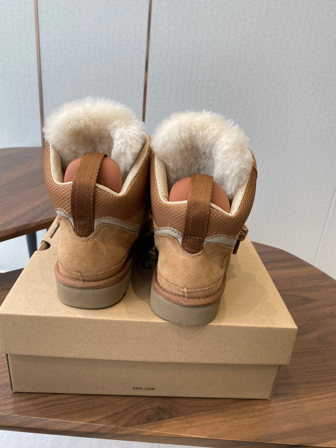 UGG Knitted Shearling Snow Boots
