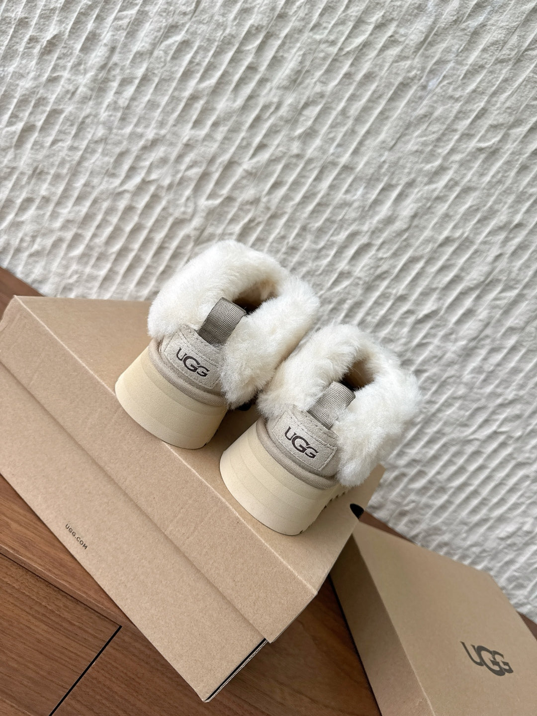 UGG Sheepskin Fur-Lined Slippers – Autumn/Winter Collection