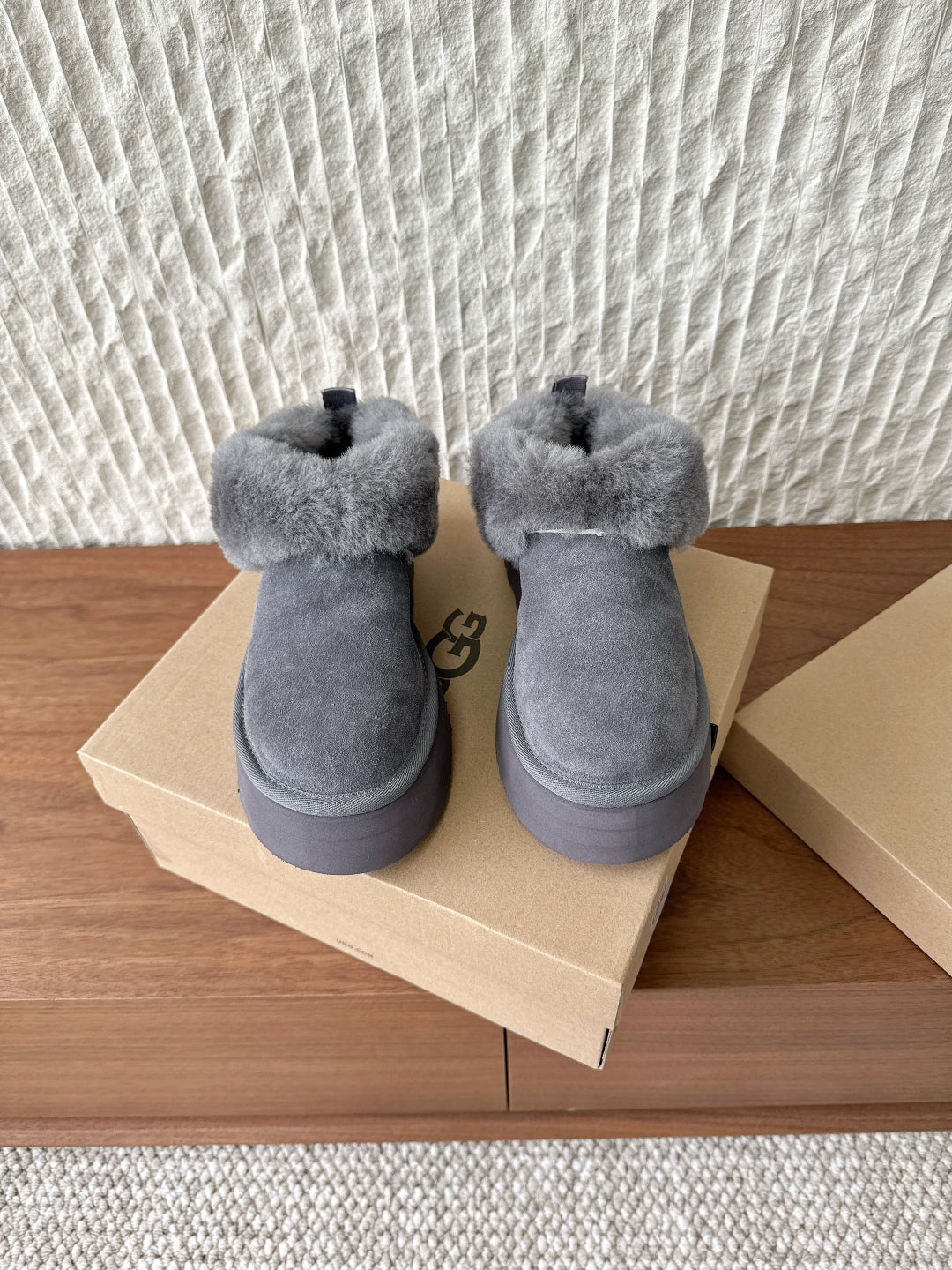 UGG Sheepskin Fur-Lined Slippers – Autumn/Winter Collection