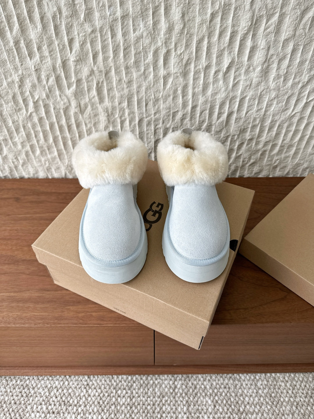 UGG Sheepskin Fur-Lined Slippers – Autumn/Winter Collection
