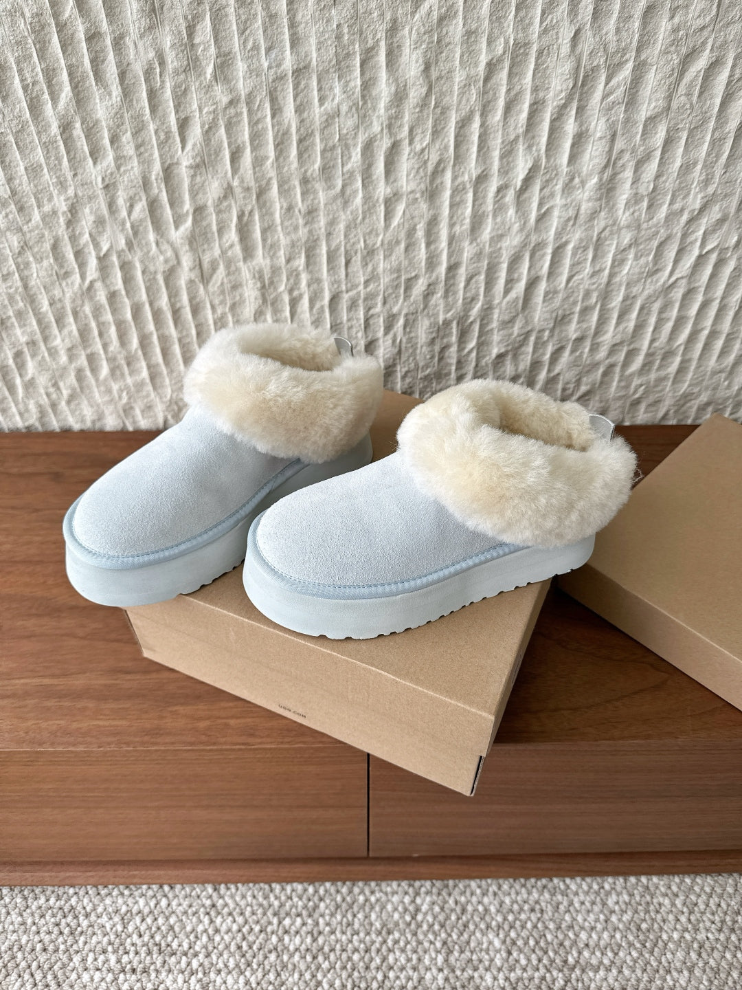UGG Sheepskin Fur-Lined Slippers – Autumn/Winter Collection
