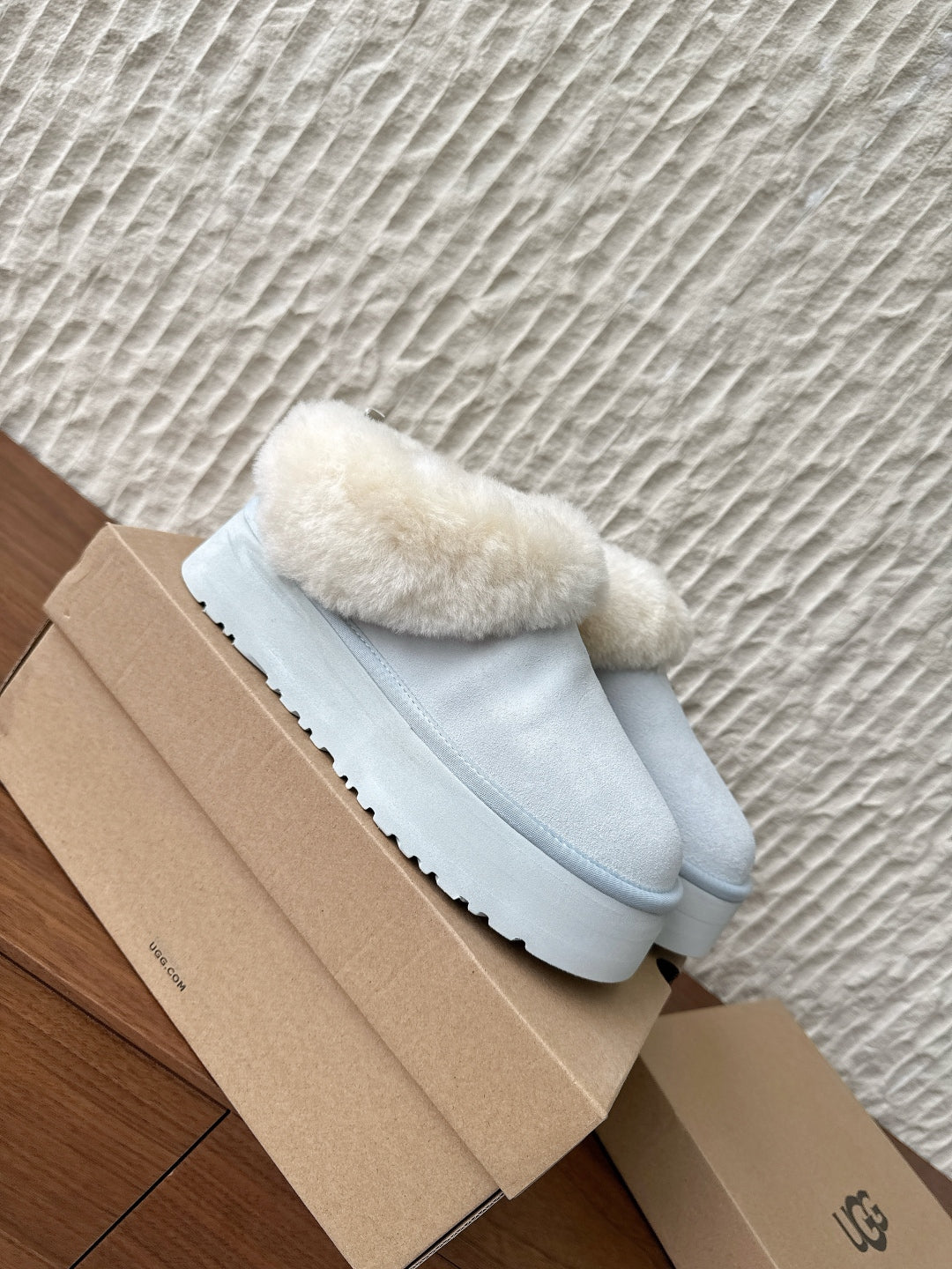 UGG Sheepskin Fur-Lined Slippers – Autumn/Winter Collection