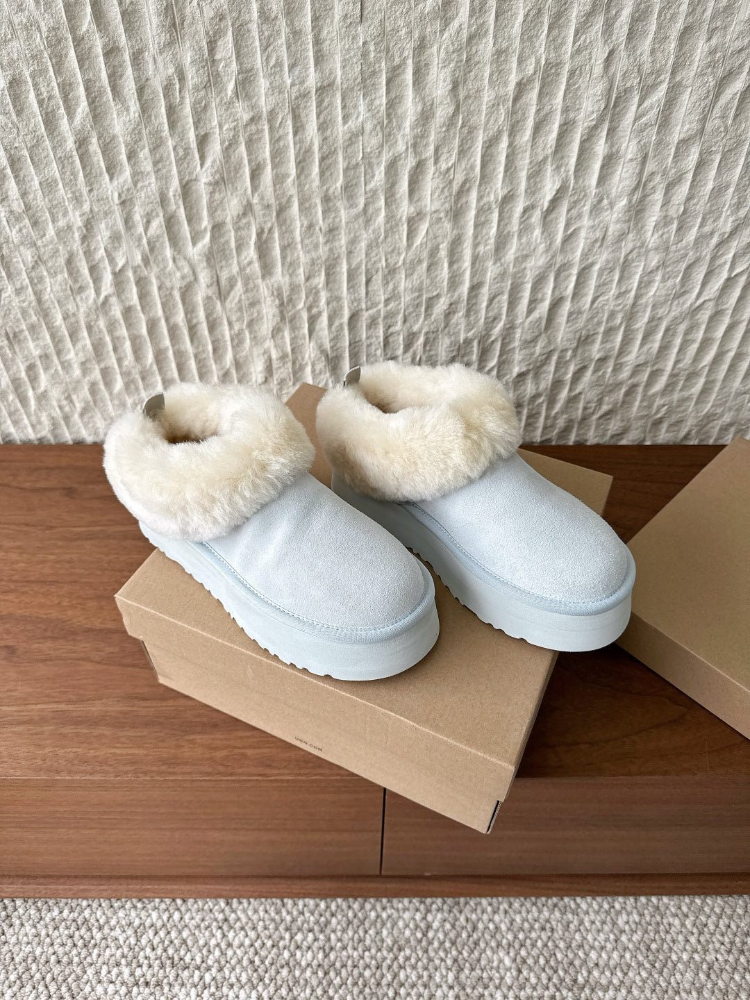 UGG Sheepskin Fur-Lined Slippers – Autumn/Winter Collection