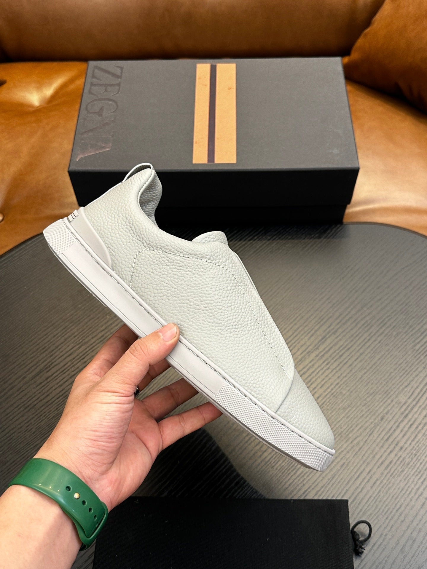 Zegna Triple Stitch™ Low-Top Sneakers