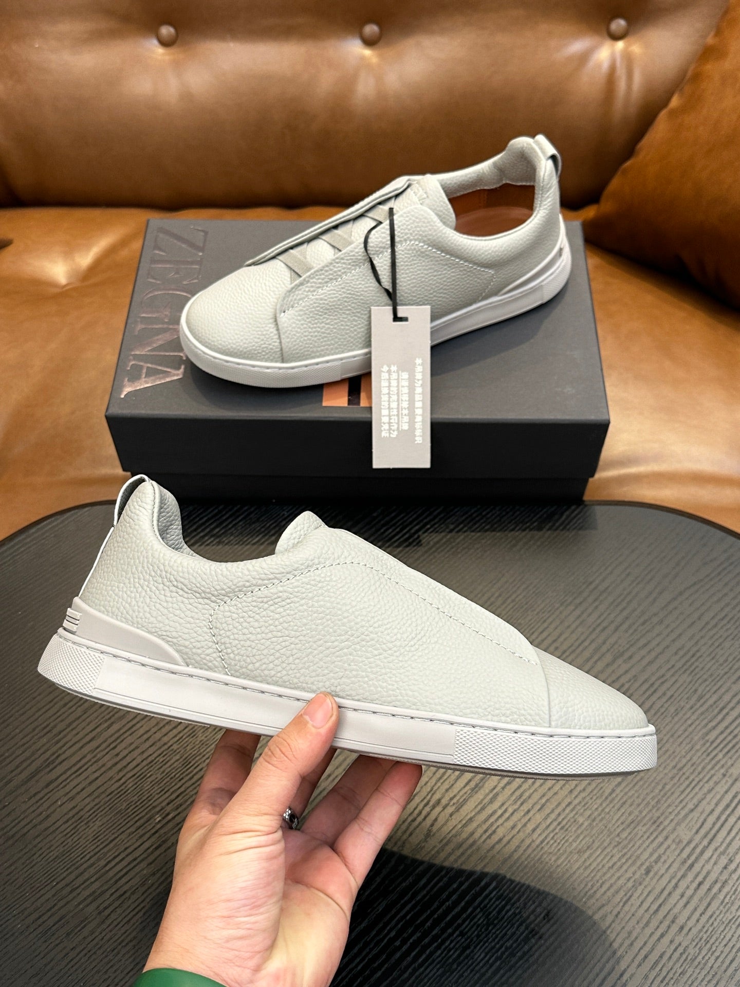 Zegna Triple Stitch™ Low-Top Sneakers