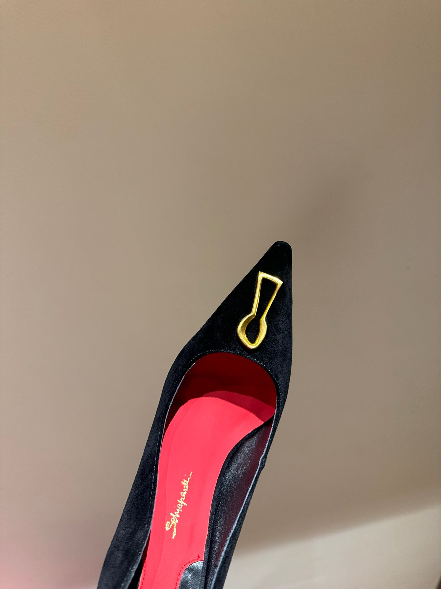 Schiaparelli Irregular Metal Detail Pumps
