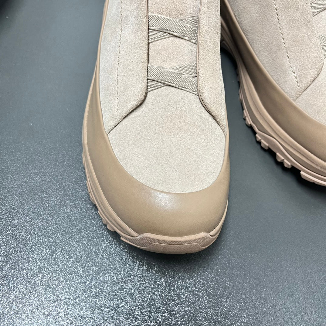 Zegna Triple Stitch™ Monte Suede Loafers – 2024 Collection