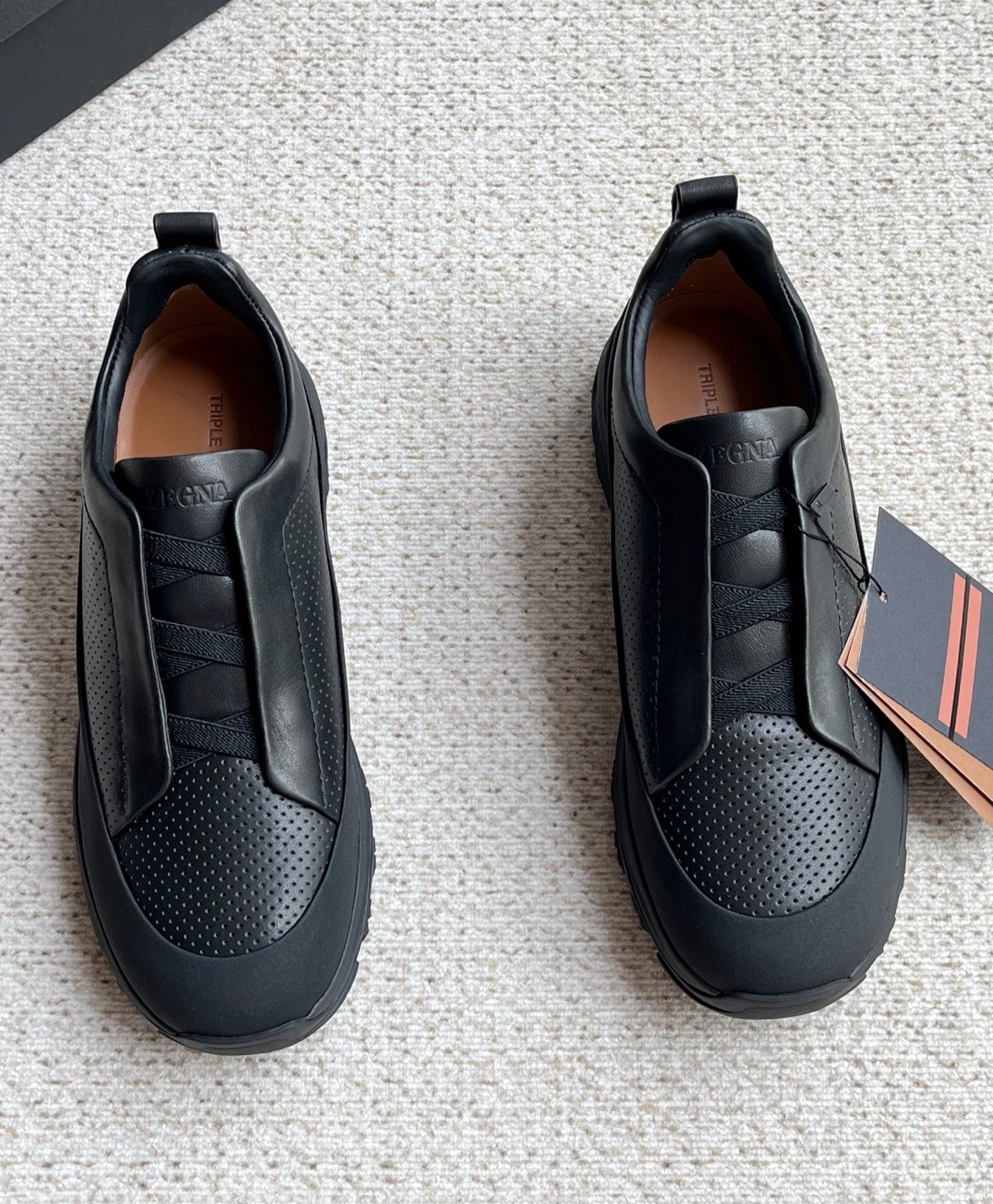 Zegna Triple Stitch™ Monte Perforated Casual Shoes