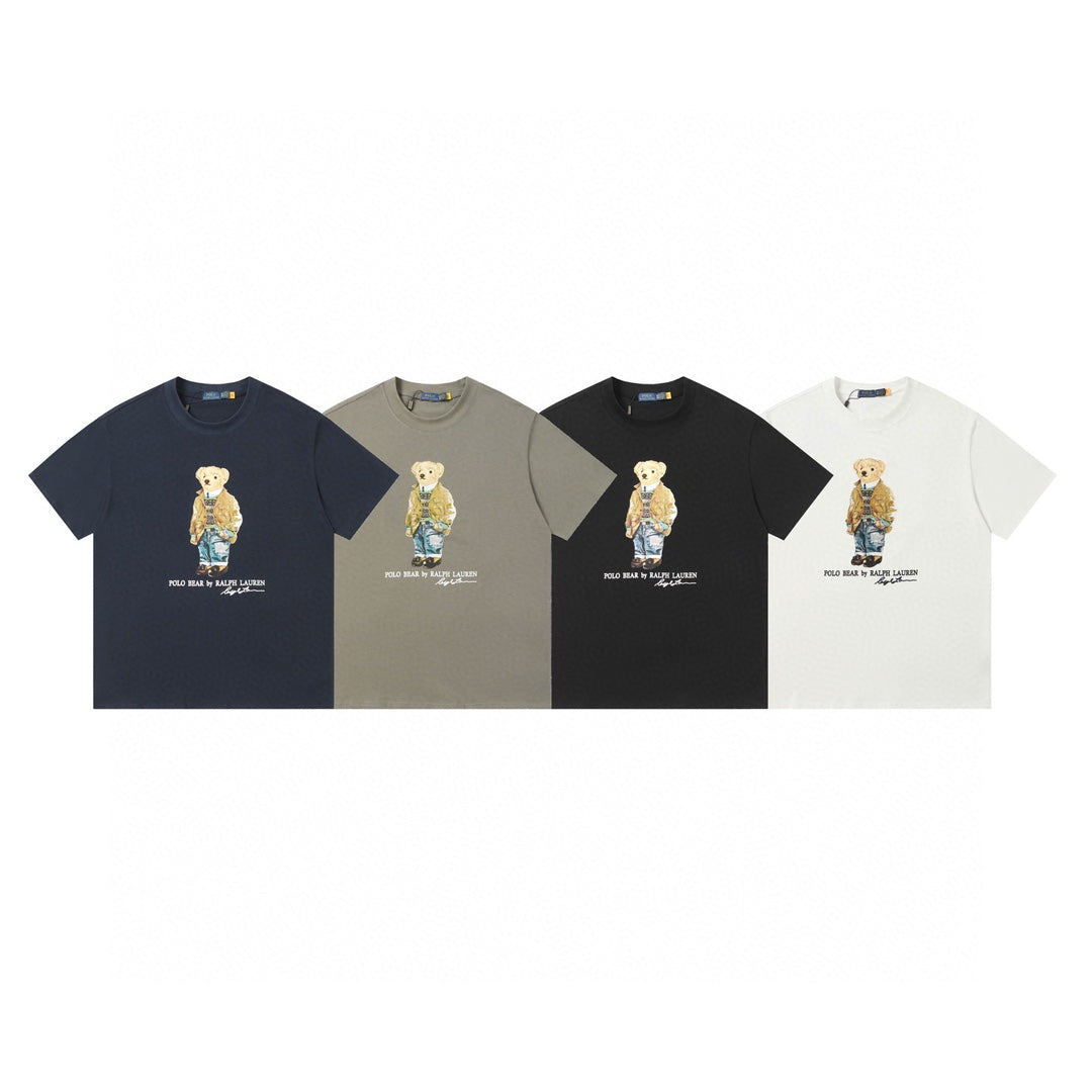 Ralph Lauren Classic Bear Print Crewneck T-Shirt