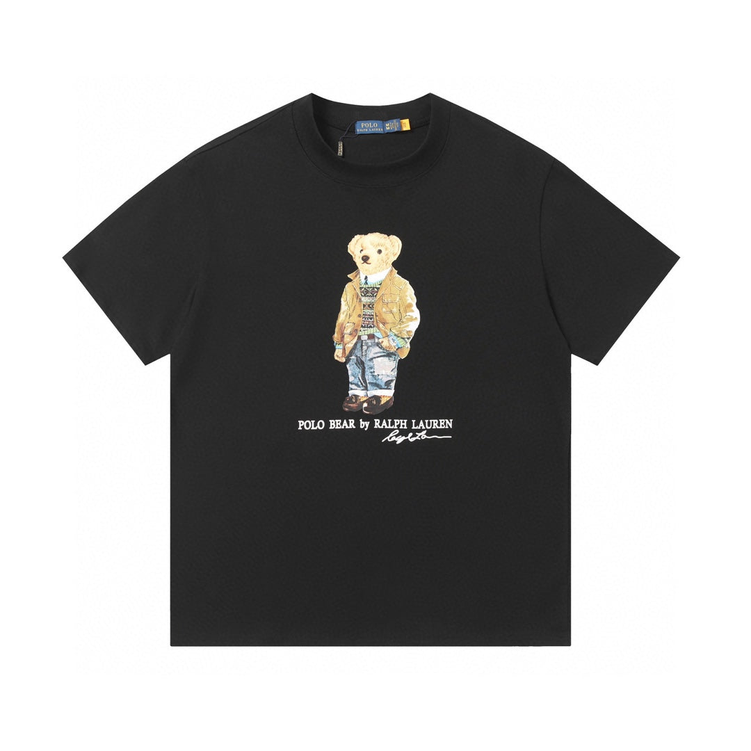 Ralph Lauren Classic Bear Print Crewneck T-Shirt