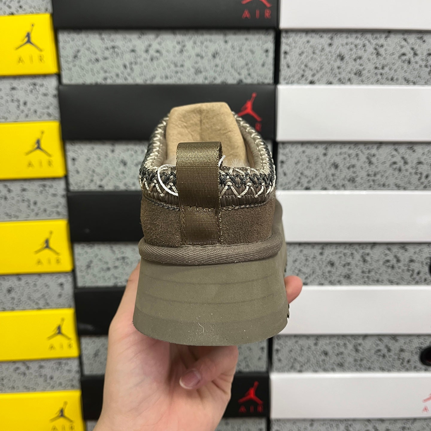 UGG Thick-Soled Low-Cut Fur Snow Boots