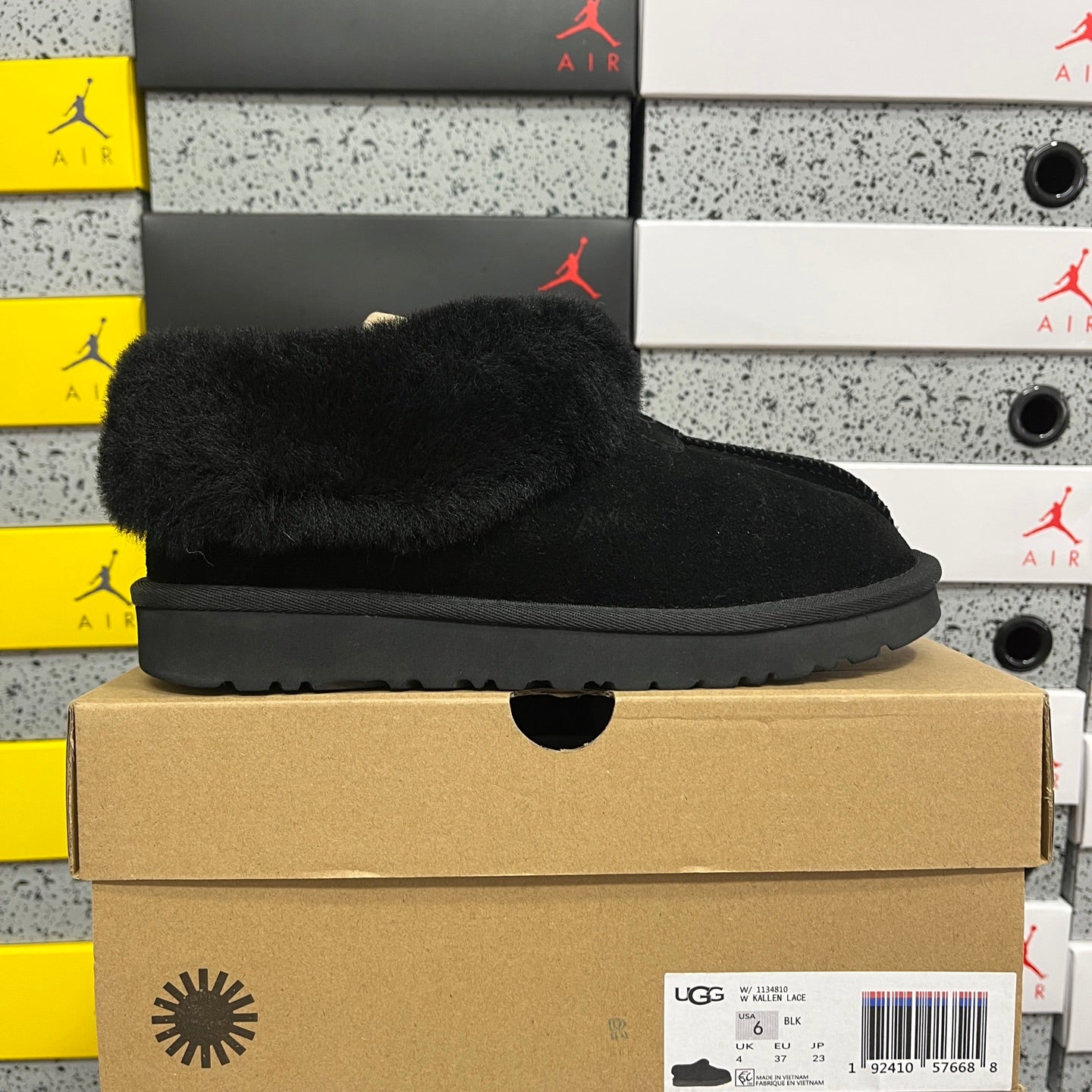 UGG Thick-Soled Low-Cut Fur Snow Boots