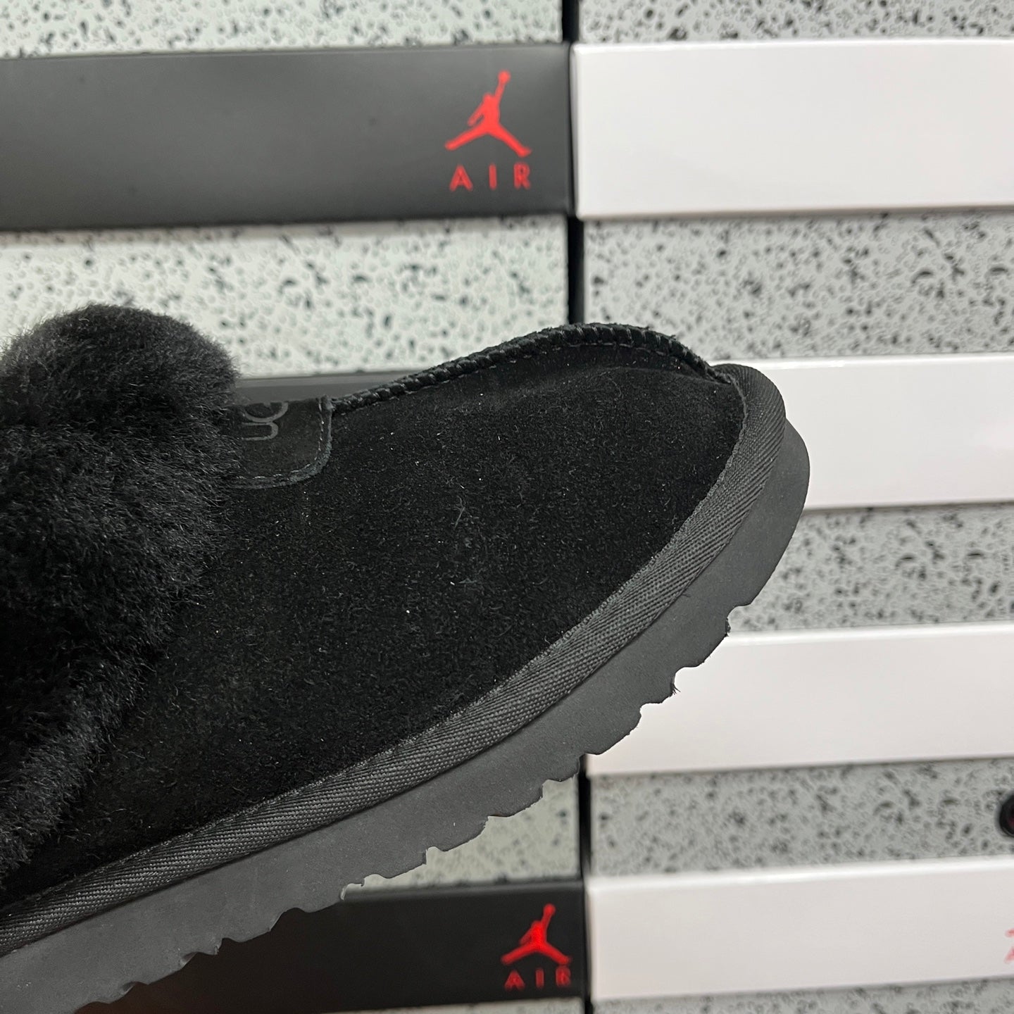 UGG Thick-Soled Low-Cut Fur Snow Boots