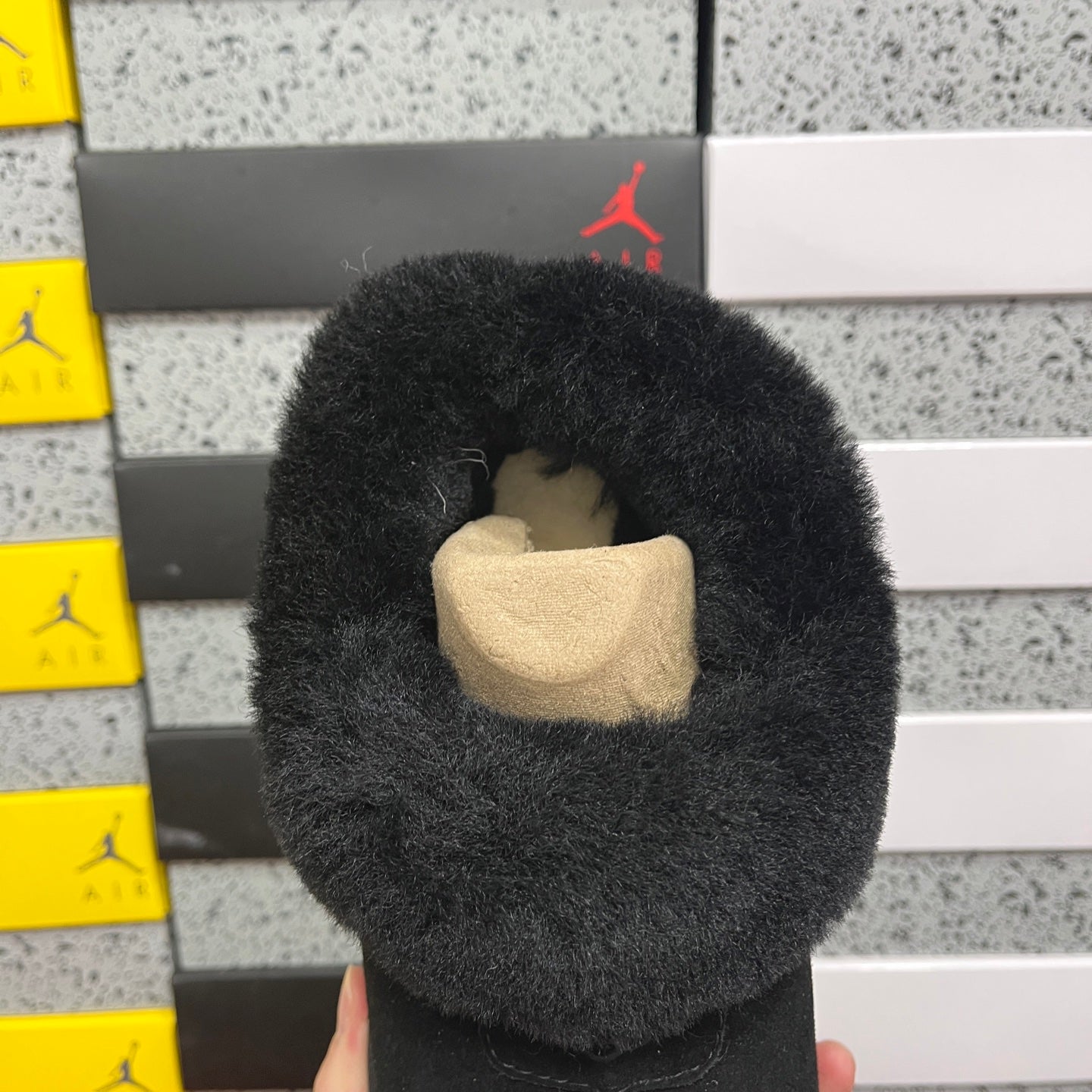 UGG Thick-Soled Low-Cut Fur Snow Boots