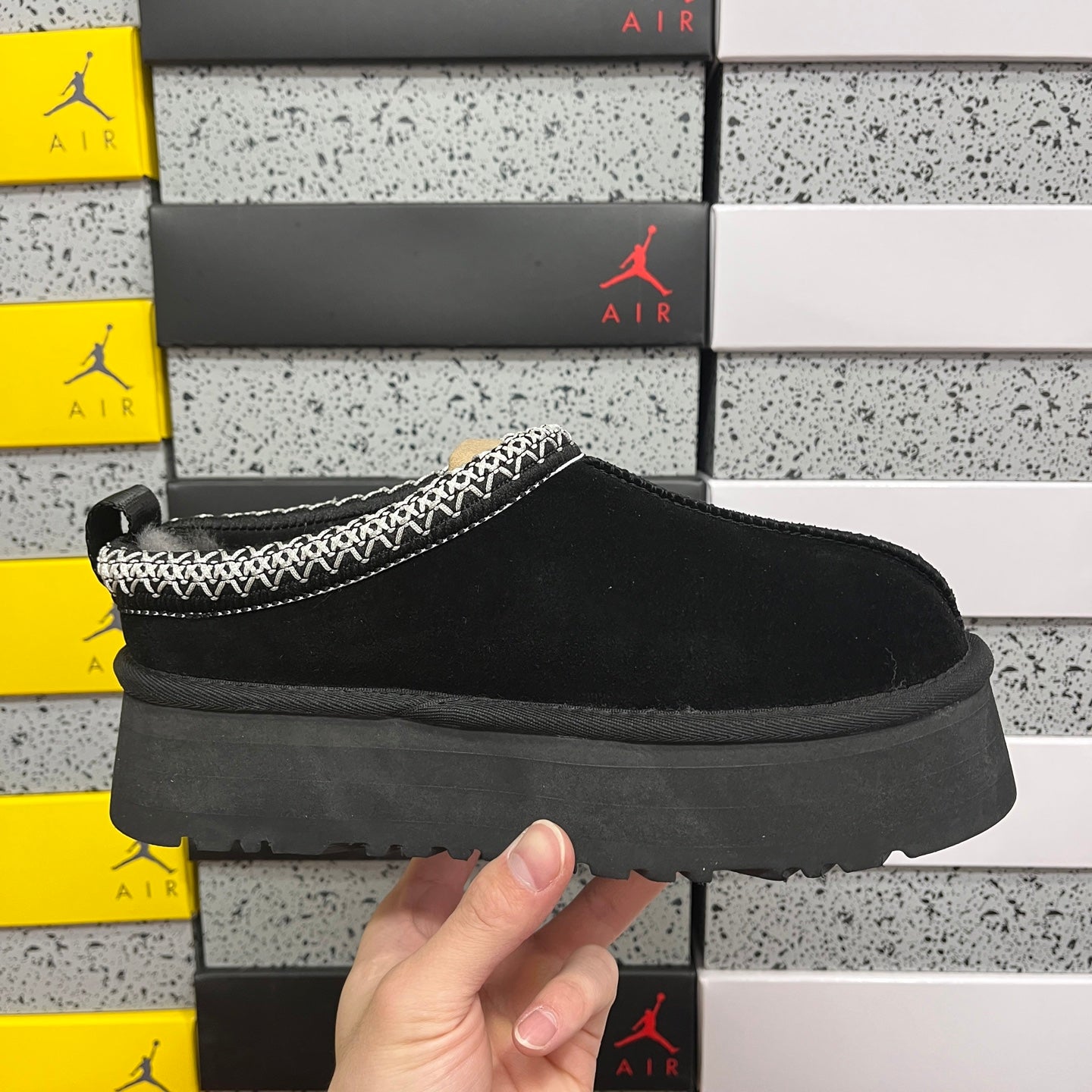 UGG Thick-Soled Low-Cut Fur Snow Boots