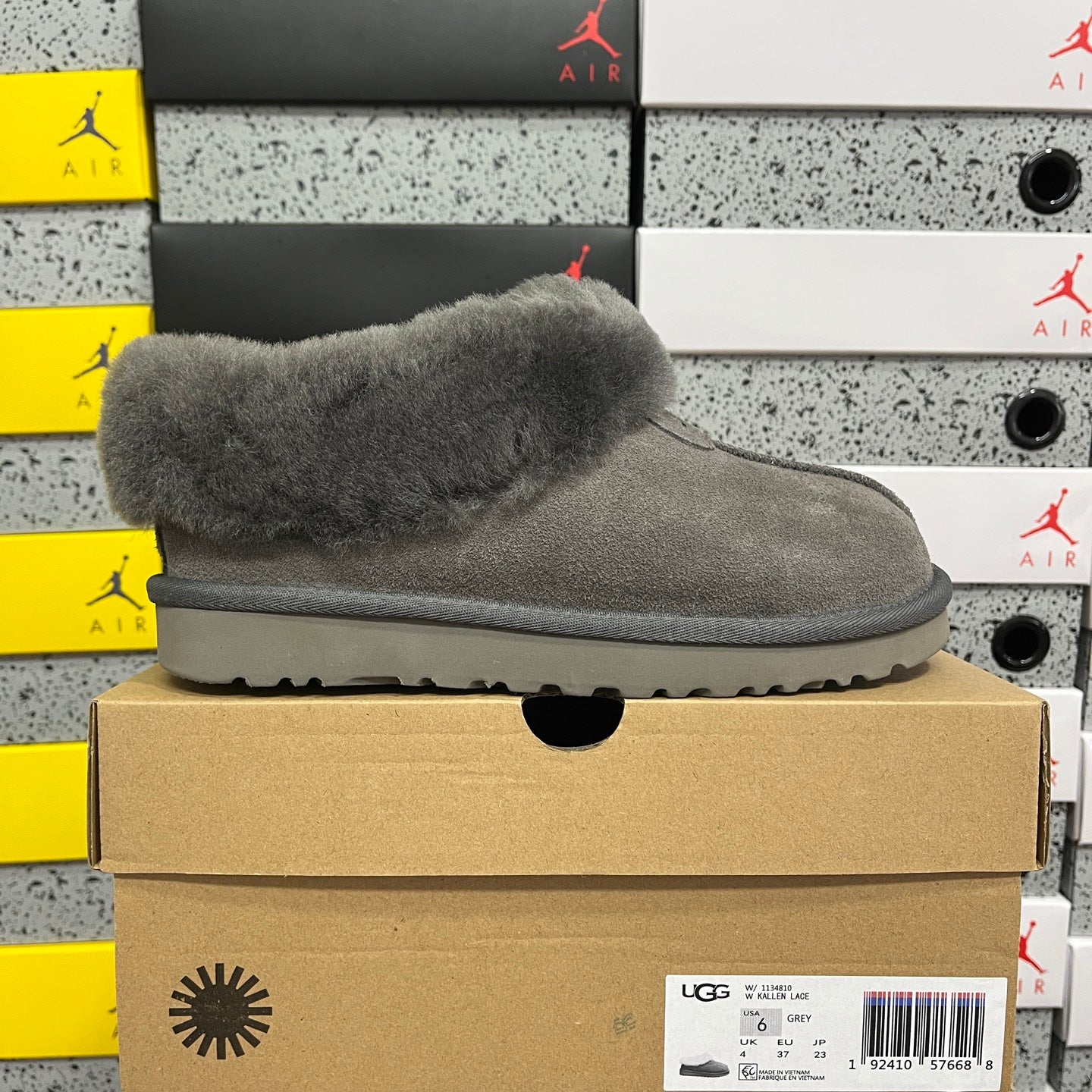 UGG Thick-Soled Low-Cut Fur Snow Boots