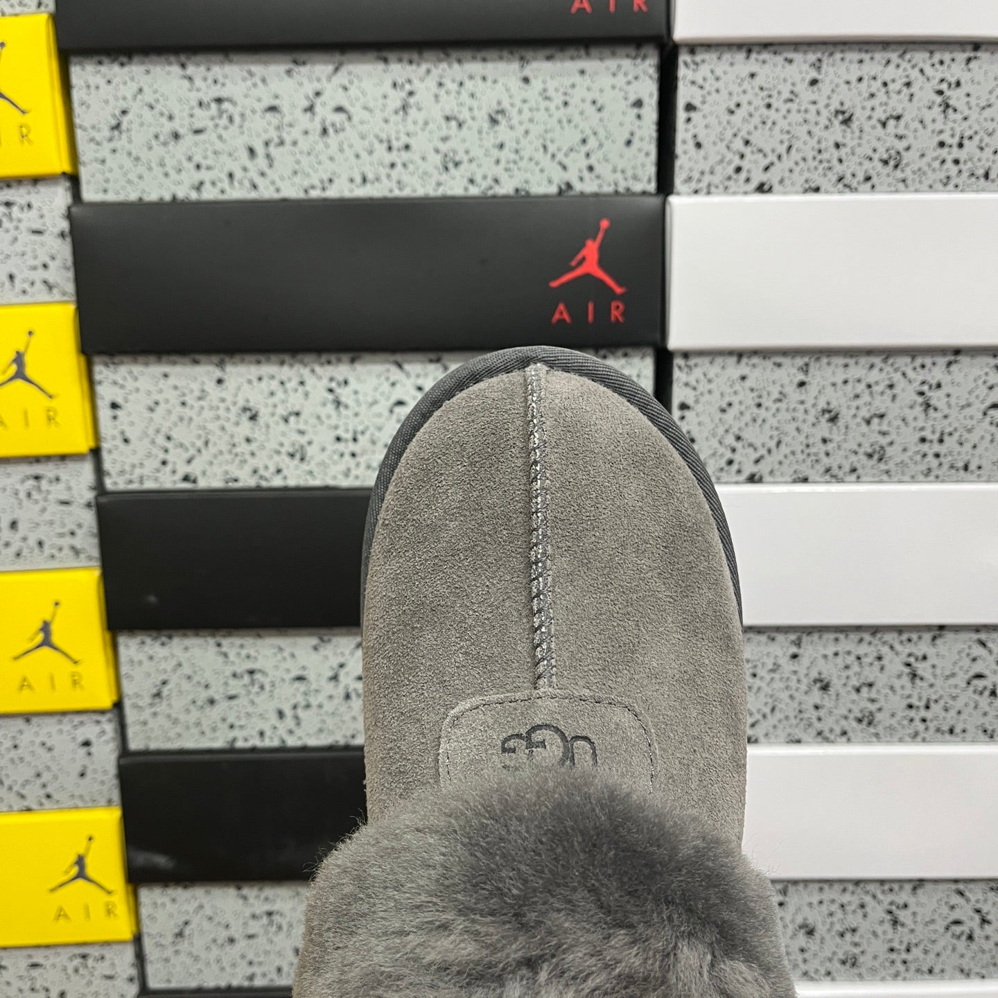 UGG Thick-Soled Low-Cut Fur Snow Boots