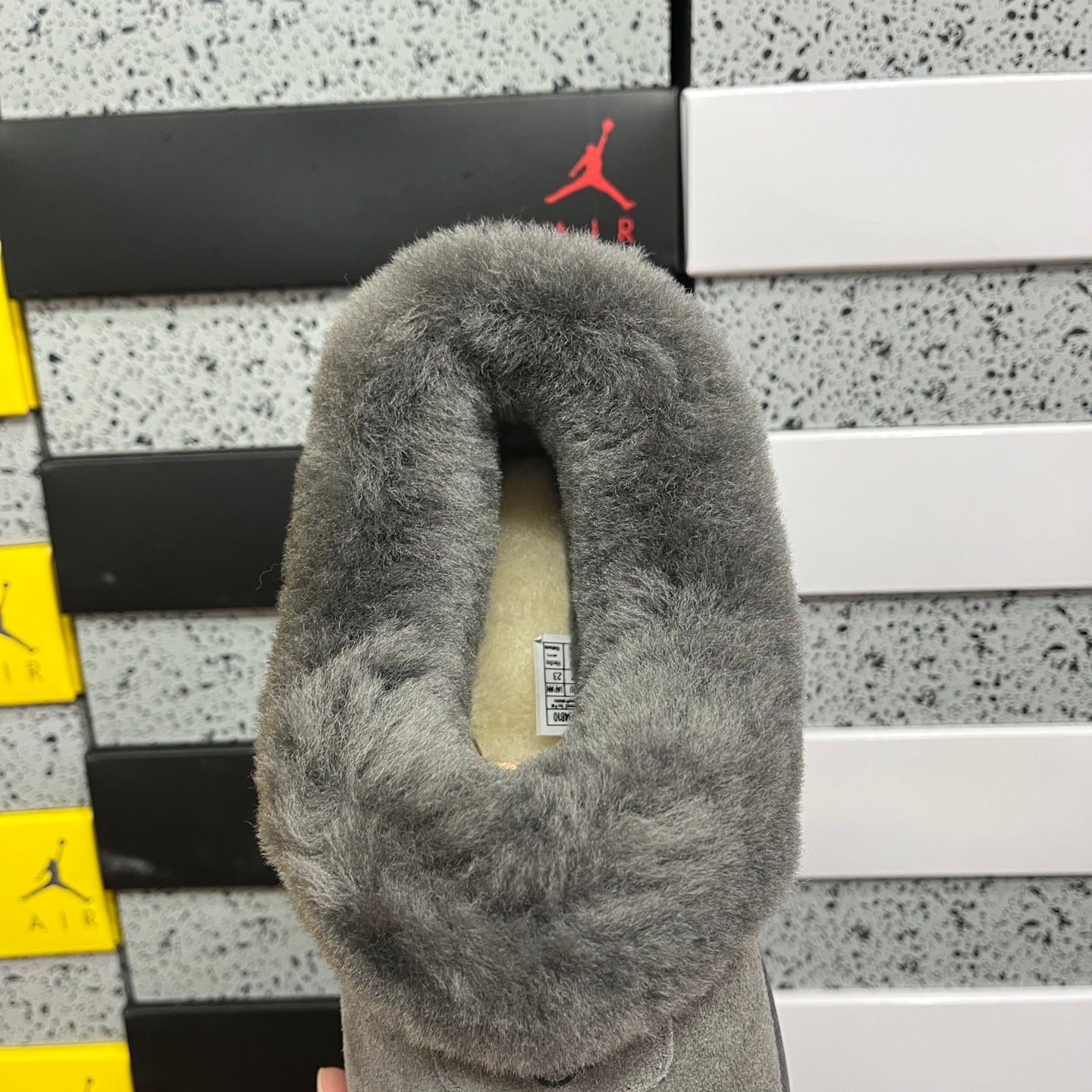 UGG Thick-Soled Low-Cut Fur Snow Boots