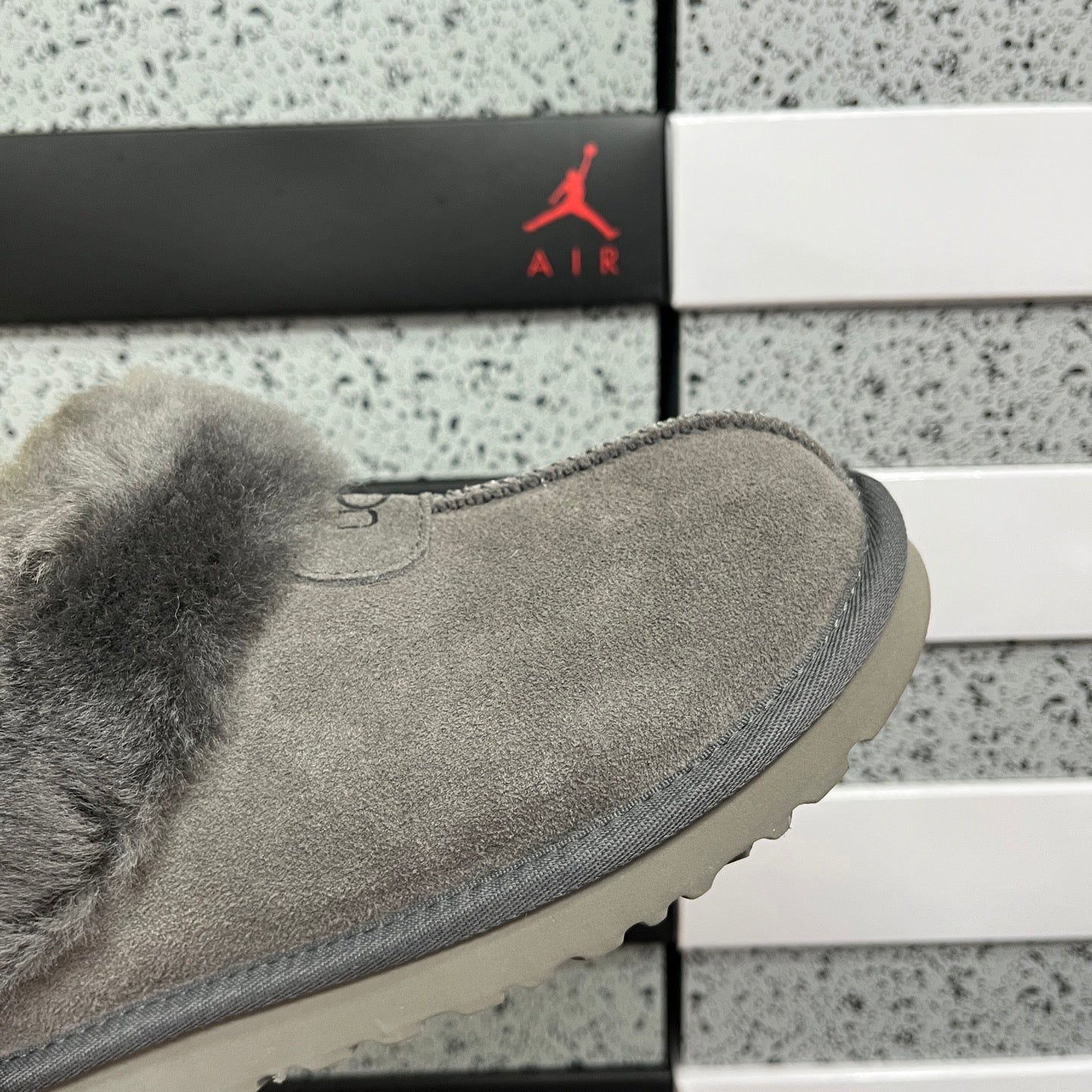 UGG Thick-Soled Low-Cut Fur Snow Boots