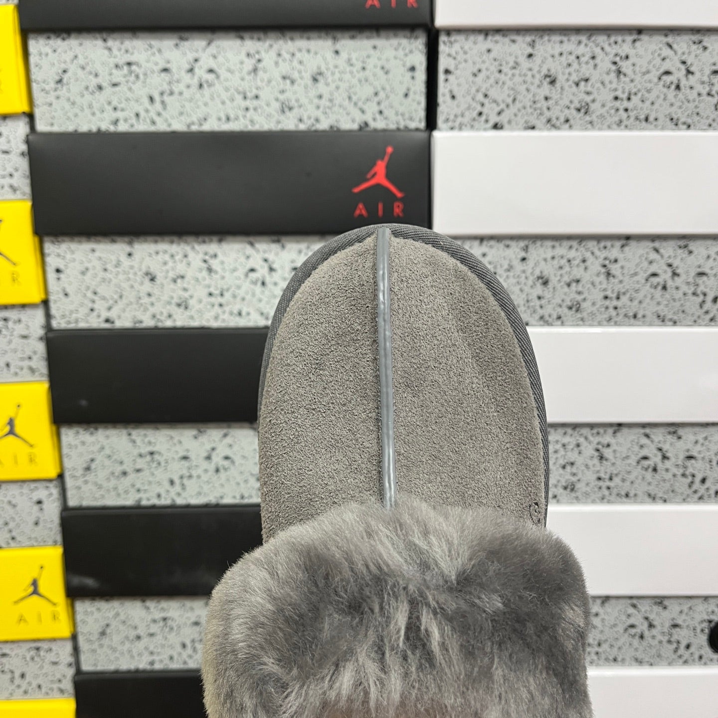 UGG Thick-Soled Low-Cut Fur Snow Boots