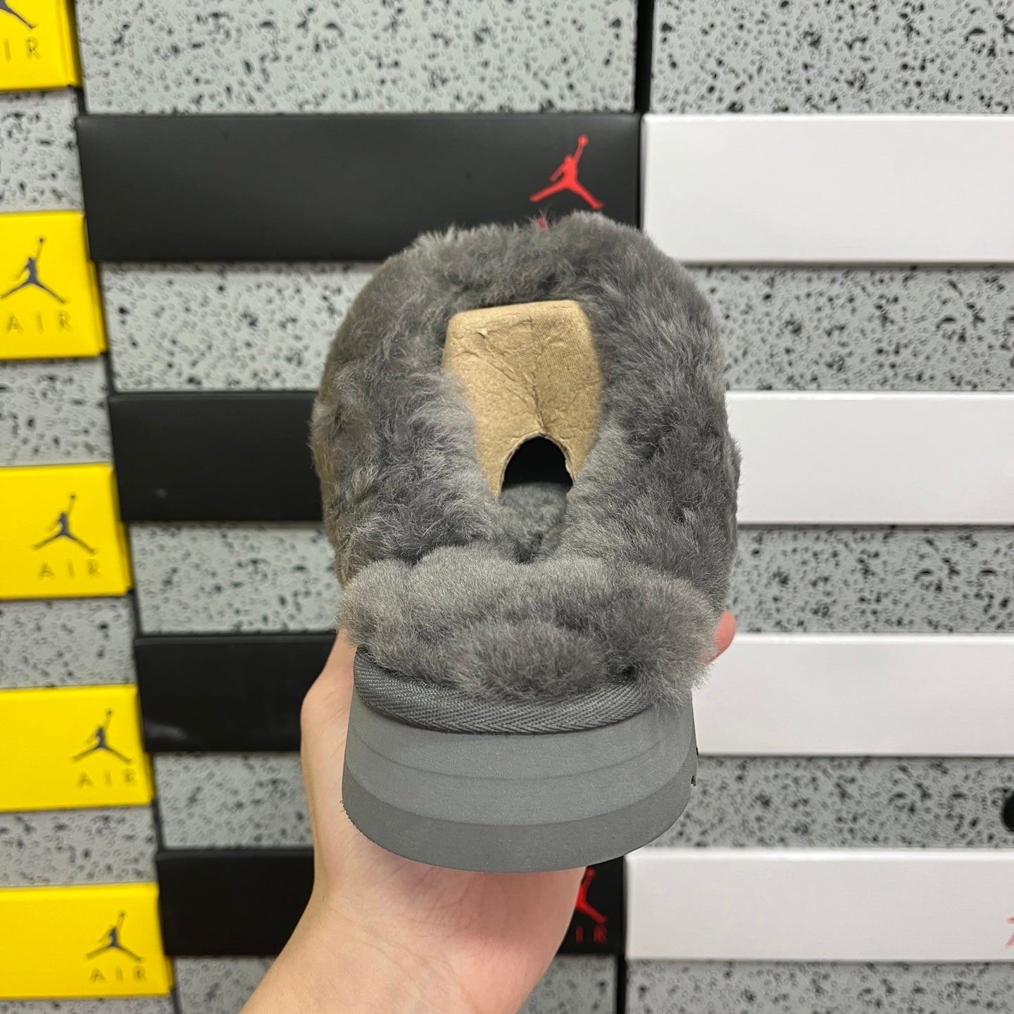 UGG Thick-Soled Low-Cut Fur Snow Boots