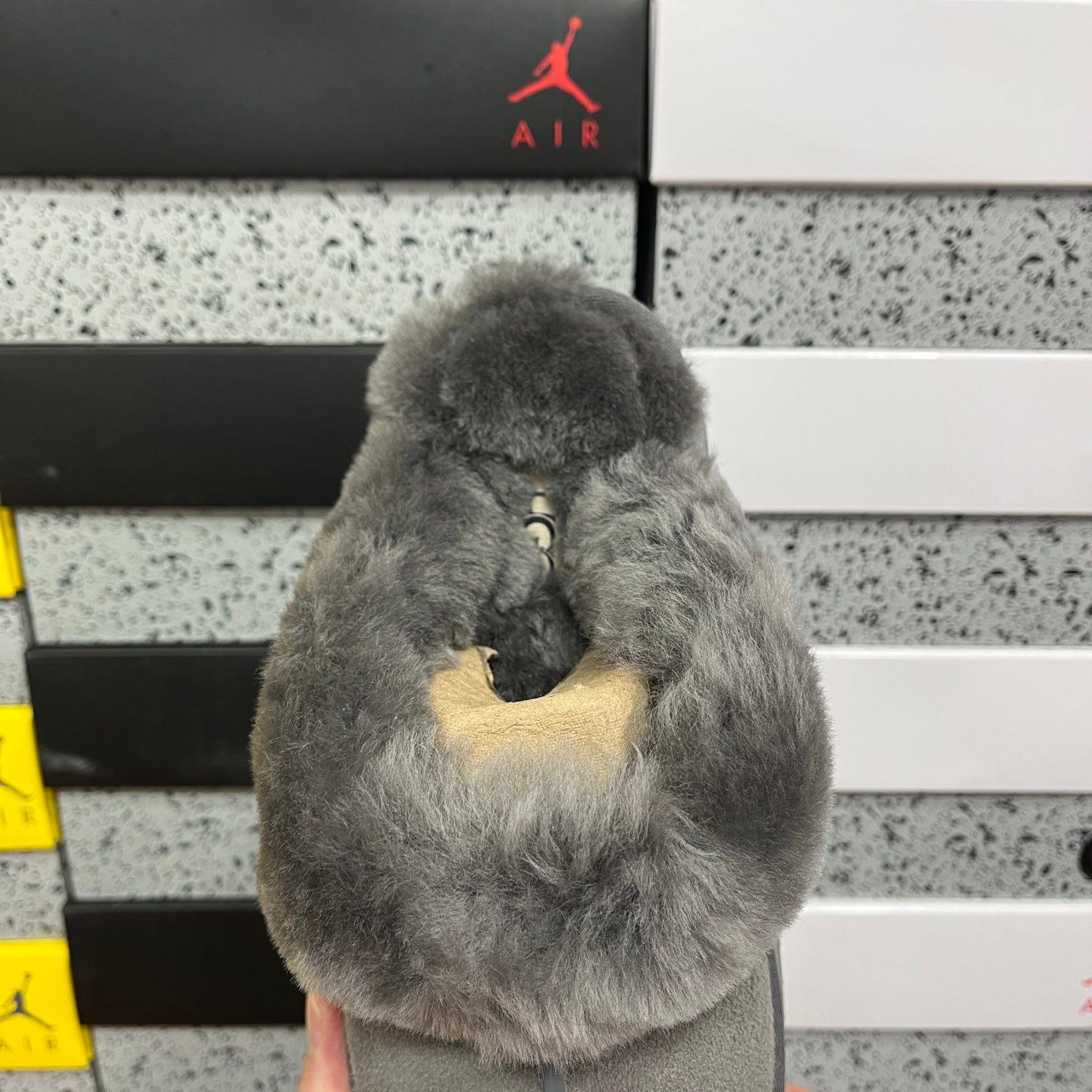 UGG Thick-Soled Low-Cut Fur Snow Boots