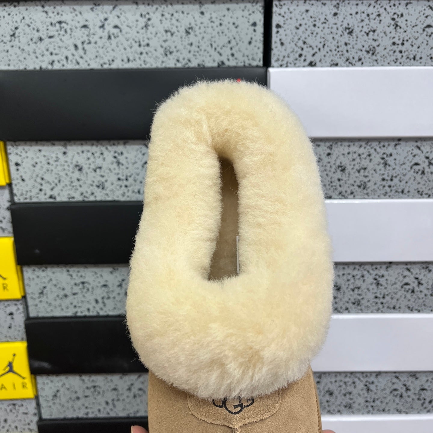 UGG Thick-Soled Low-Cut Fur Snow Boots