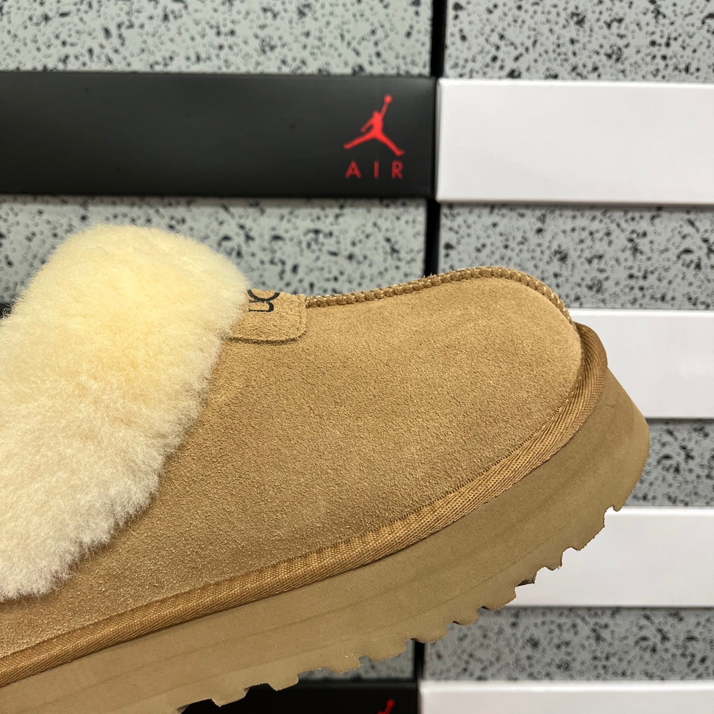 UGG Thick-Soled Low-Cut Fur Snow Boots