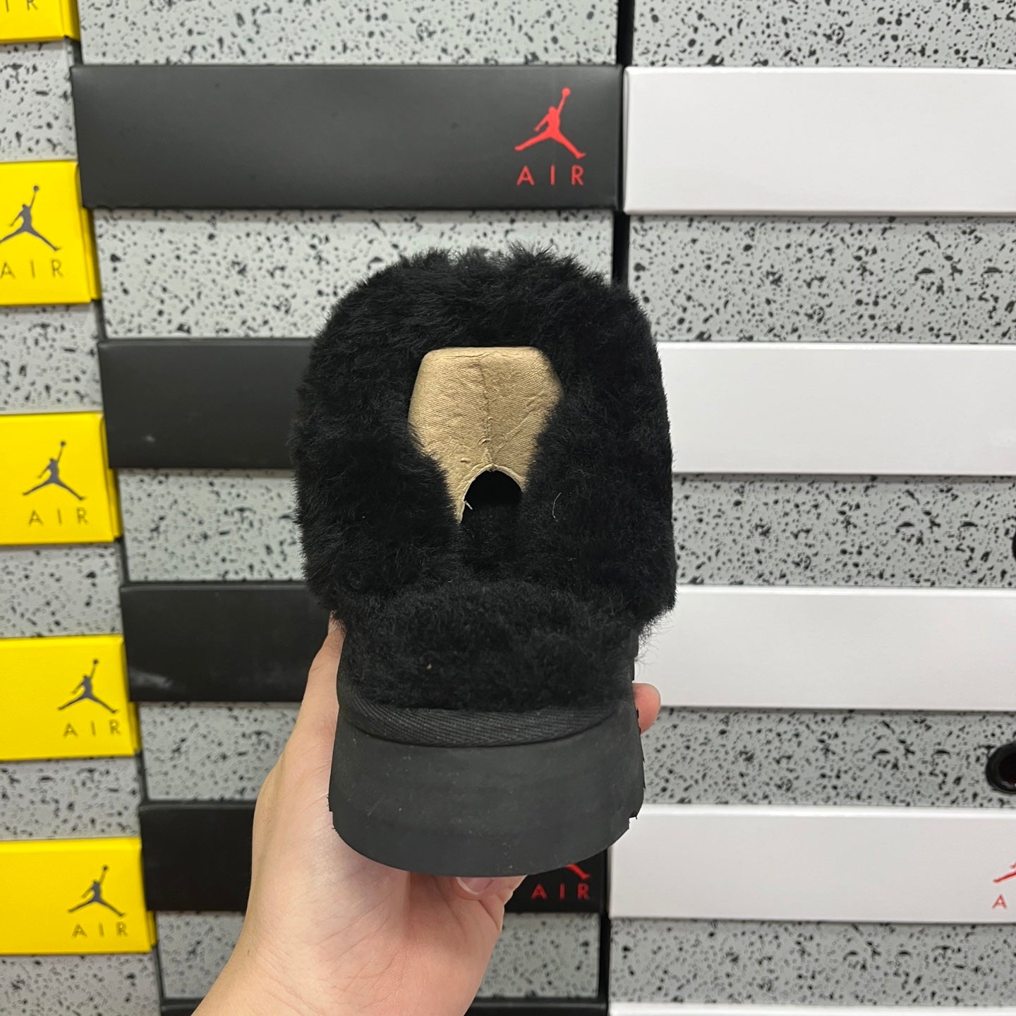 UGG Thick-Soled Low-Cut Fur Snow Boots