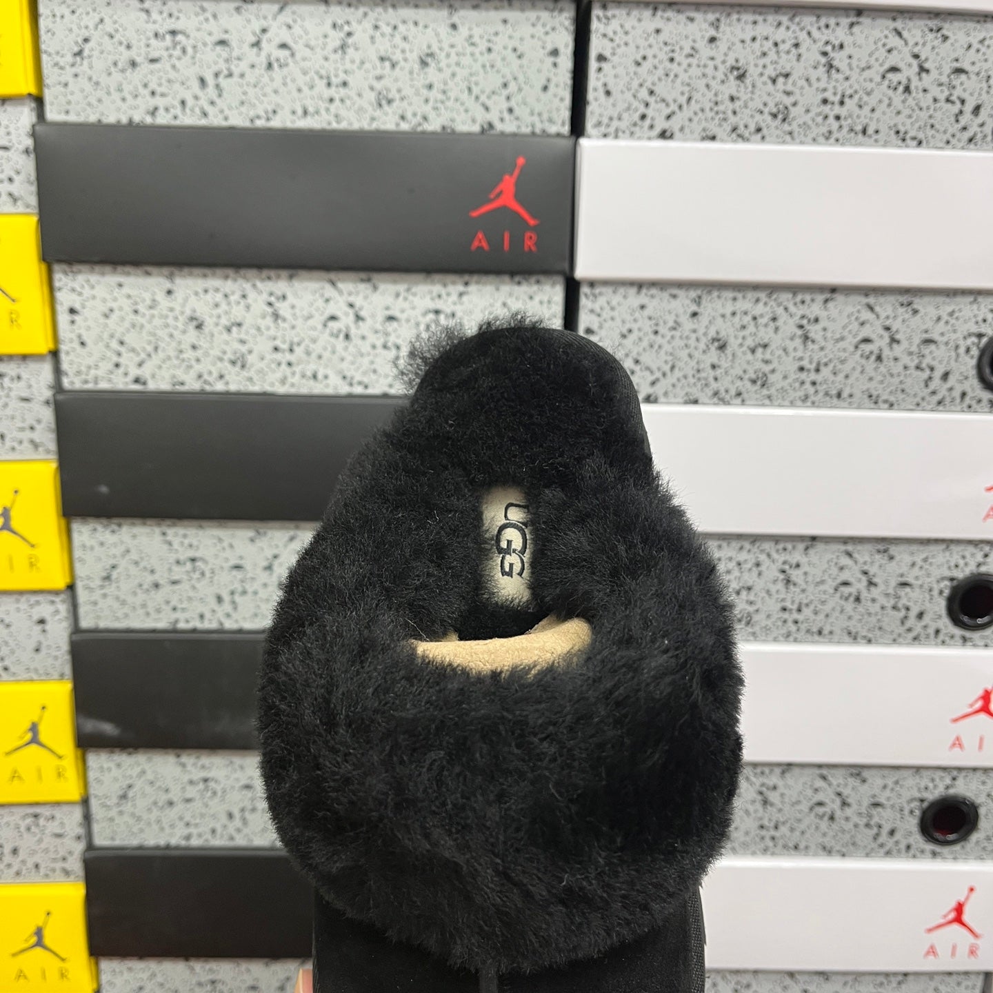 UGG Thick-Soled Low-Cut Fur Snow Boots