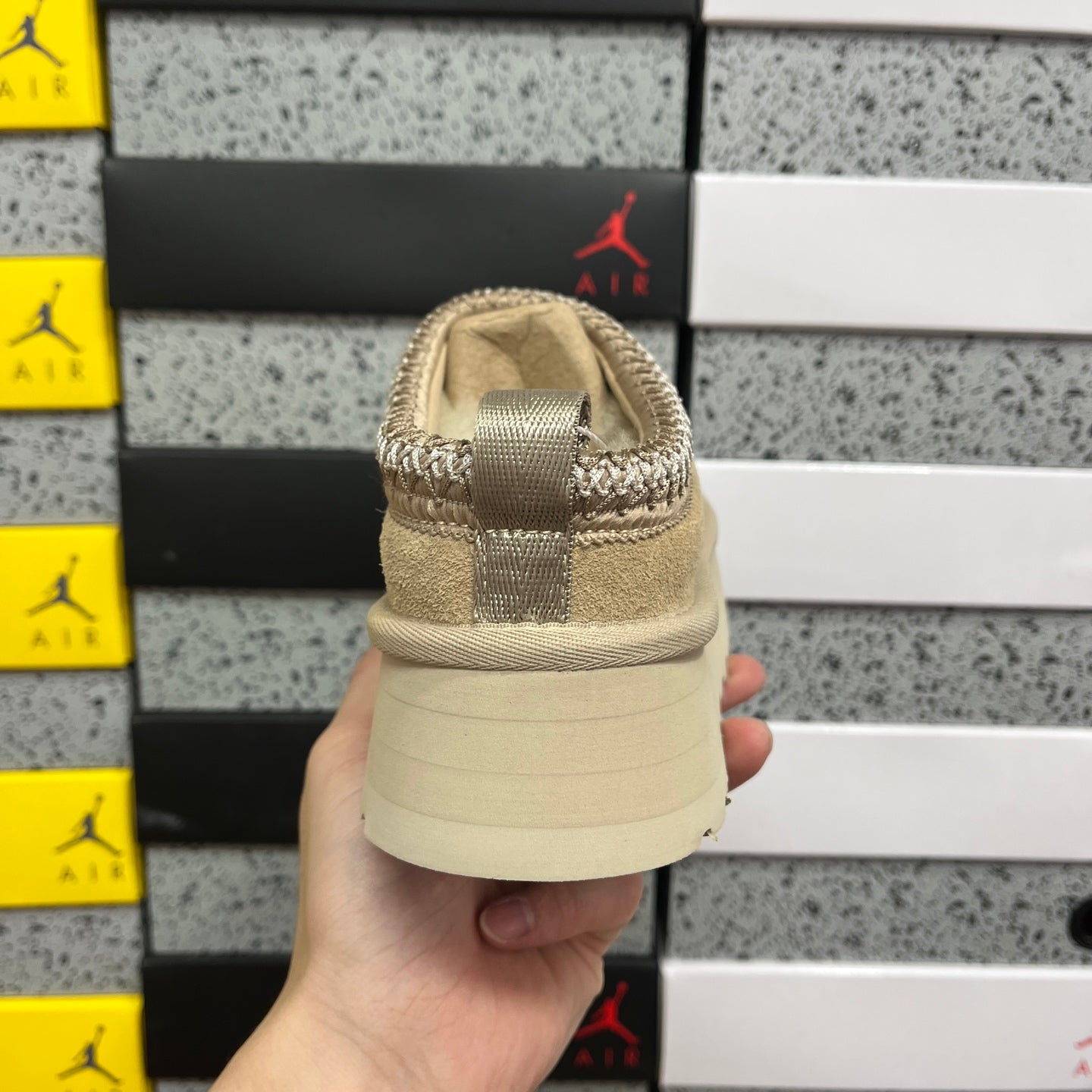 UGG Thick-Soled Low-Cut Fur Snow Boots